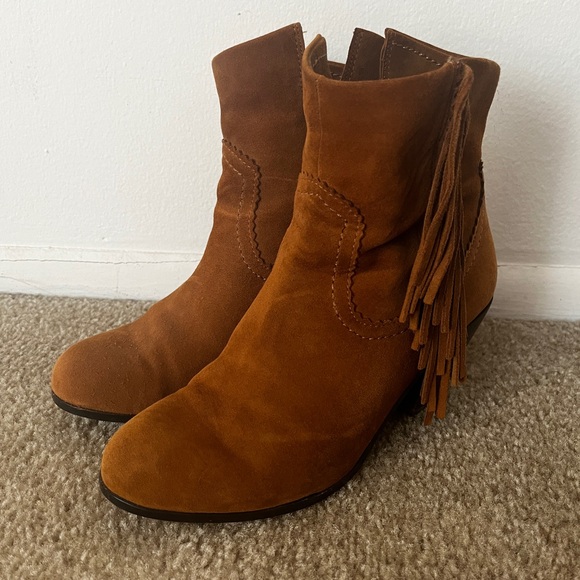 Sam Edelman Louie Fringe Ankle Booties - Picture 11 of 11